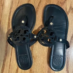 Tory Burch Miller Leather Sandal Sz 7